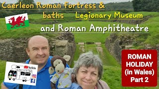 305 Caerleon Castle Roman Fortress and Baths Legionary Museum and Roman Amphitheatre Wales [upl. by Oos]