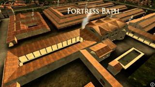 Animation of ancient Roman Fort in Caerleon Wales [upl. by Tunnell]