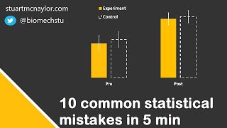 Ten Statistical Mistakes in 5 Min [upl. by Aeniah776]