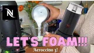 How To Foam Milk With Aeroccino 3 Make Coffee With Foam Tips amp Tricks  Easy Foamed Latte Recipe [upl. by Aldwon]