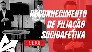 DIREITO DE FAMÍLIA Reconhecimento de filiação socioafetiva [upl. by Lerak]