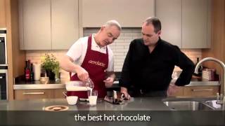 How to make a hot chocolate using an aerolatte milk frother [upl. by Burns]